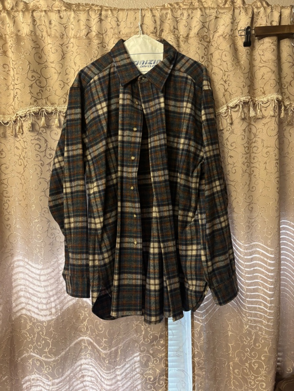 Vintage 70’s Pendleton Flannel Button Up Shirt  - XL